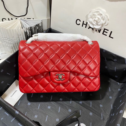 CHANEL CLASICA CIERRE PLATEADO