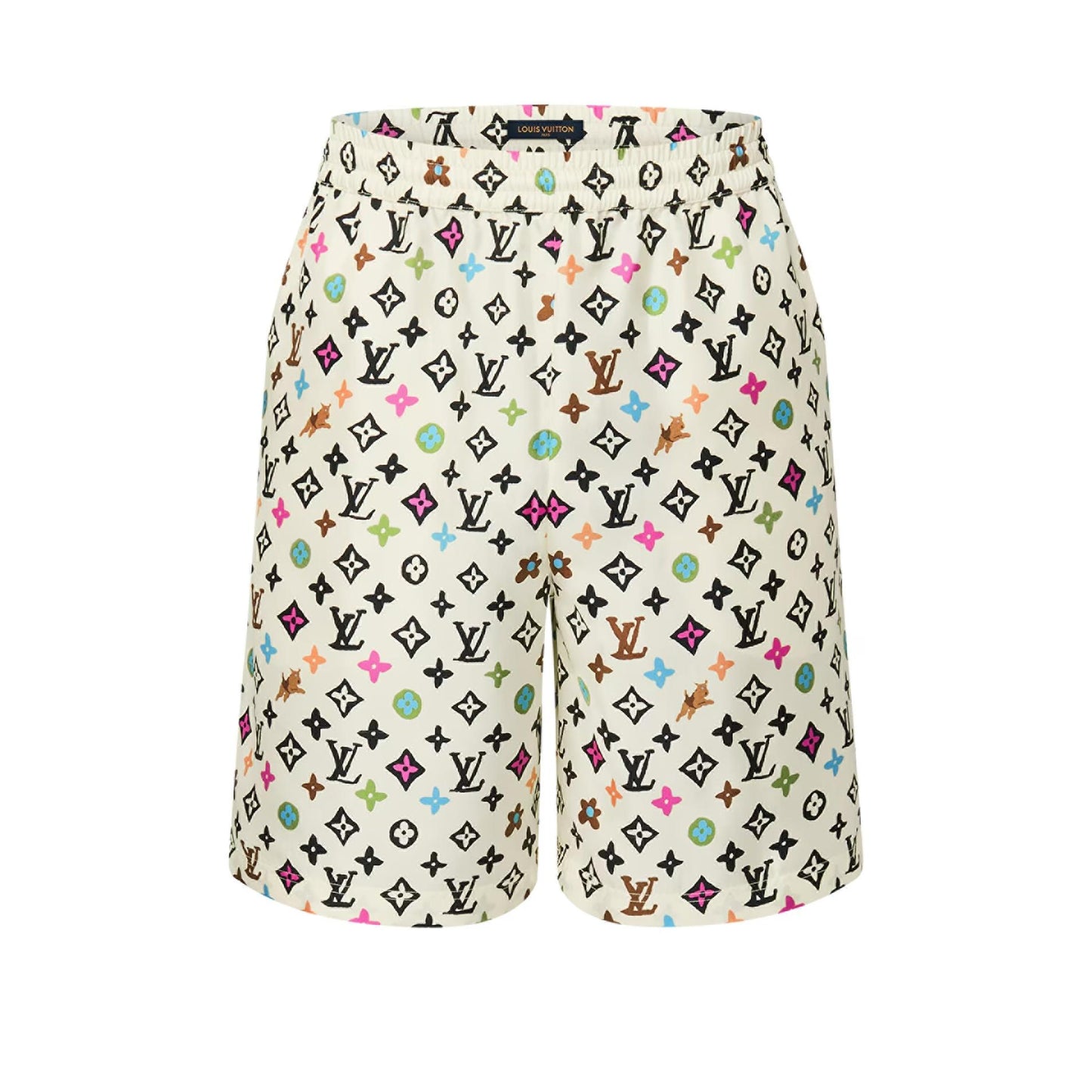 LV Monogram Printed Silk SHORT