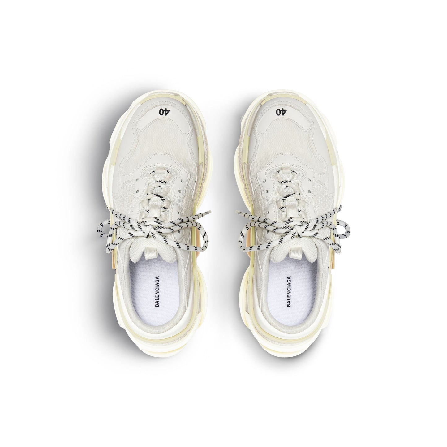 Balenciaga TRIPLE S MULE IN WHITE