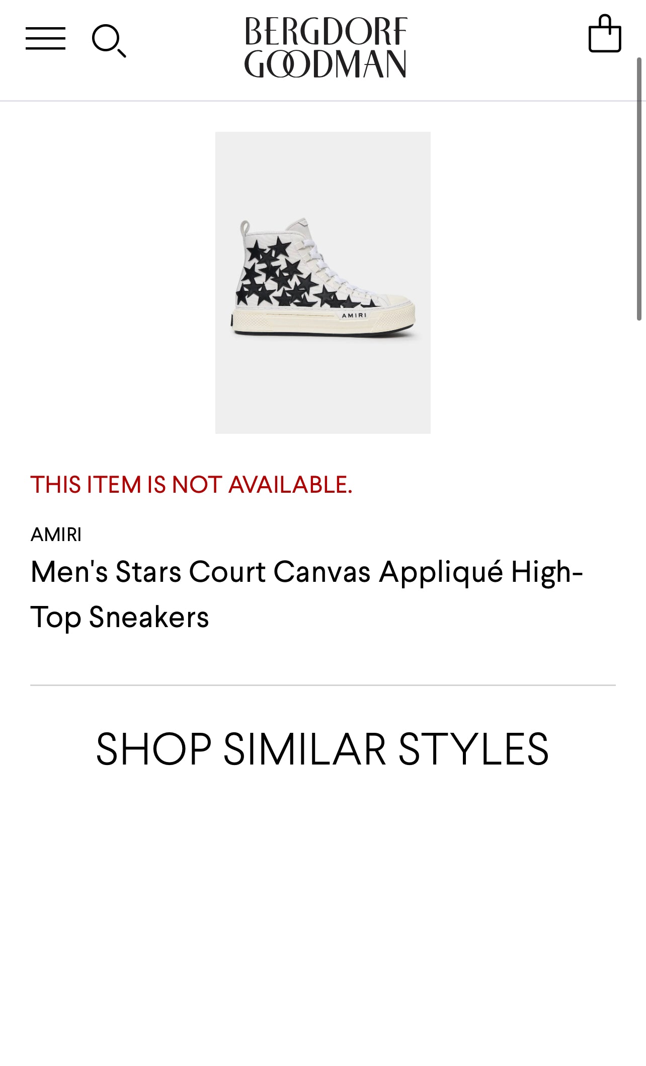 AMIRI - STARS COURT HI White