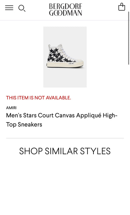 AMIRI - STARS COURT HI White