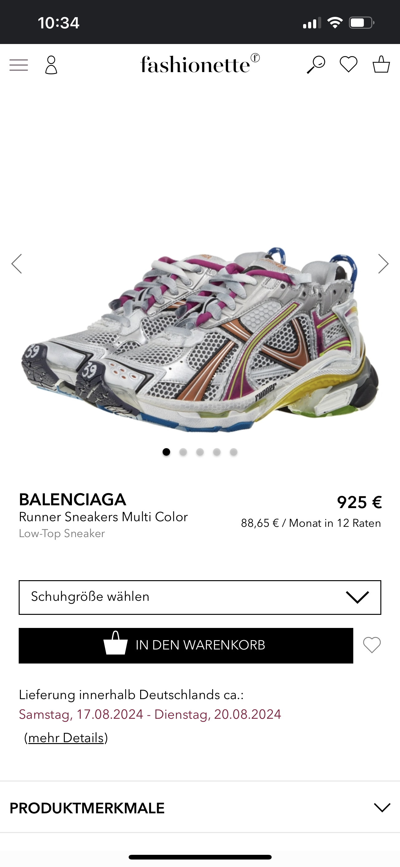 BALENCIAGA RUNNER Multi Color