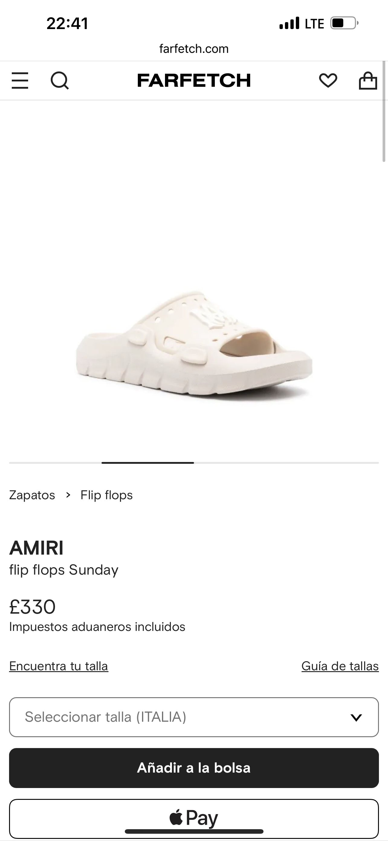 AMIRI Sunday Slides BEIGE