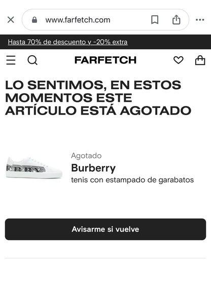 Burberry Sneakers Check