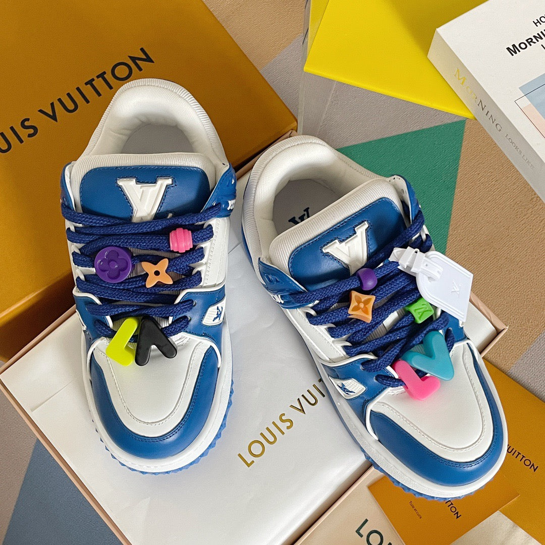 LV Maxi Trainer Sneaker Blue