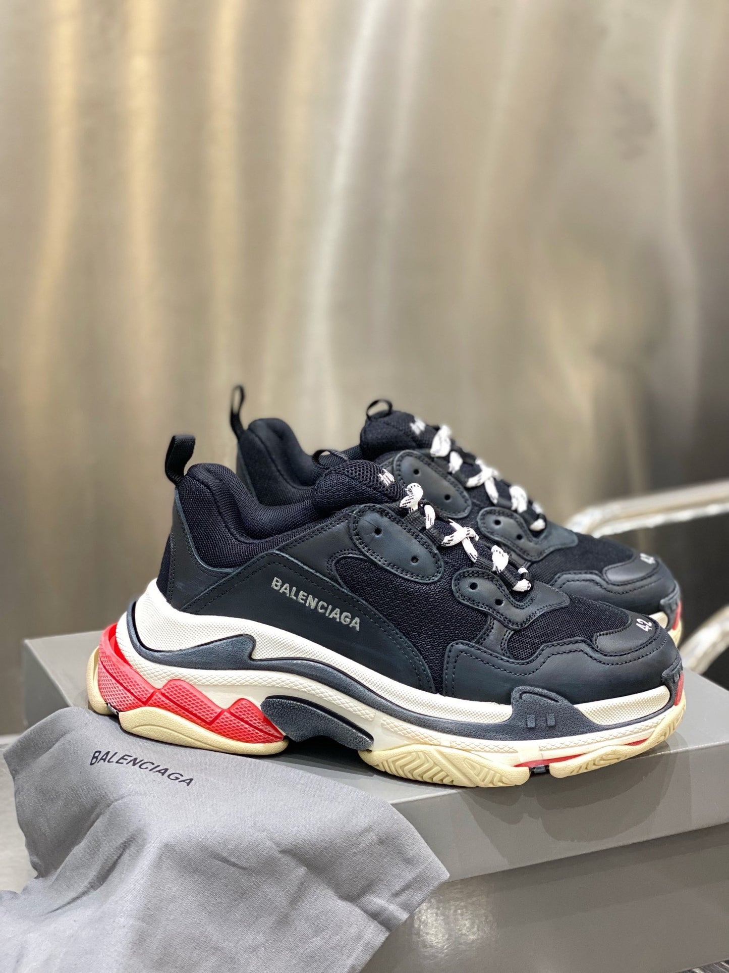 Balenciaga Triple S In Black