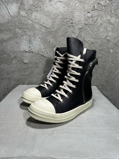 Rick Owens Leather Sneakers