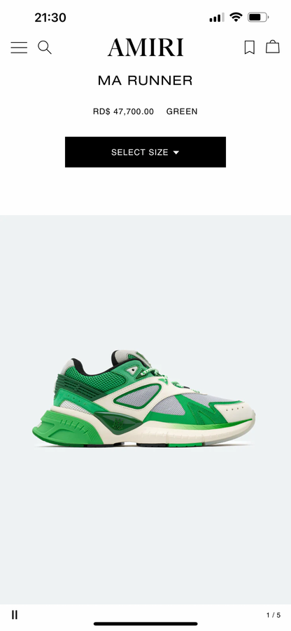 AMIRI - MA RUNNER Green