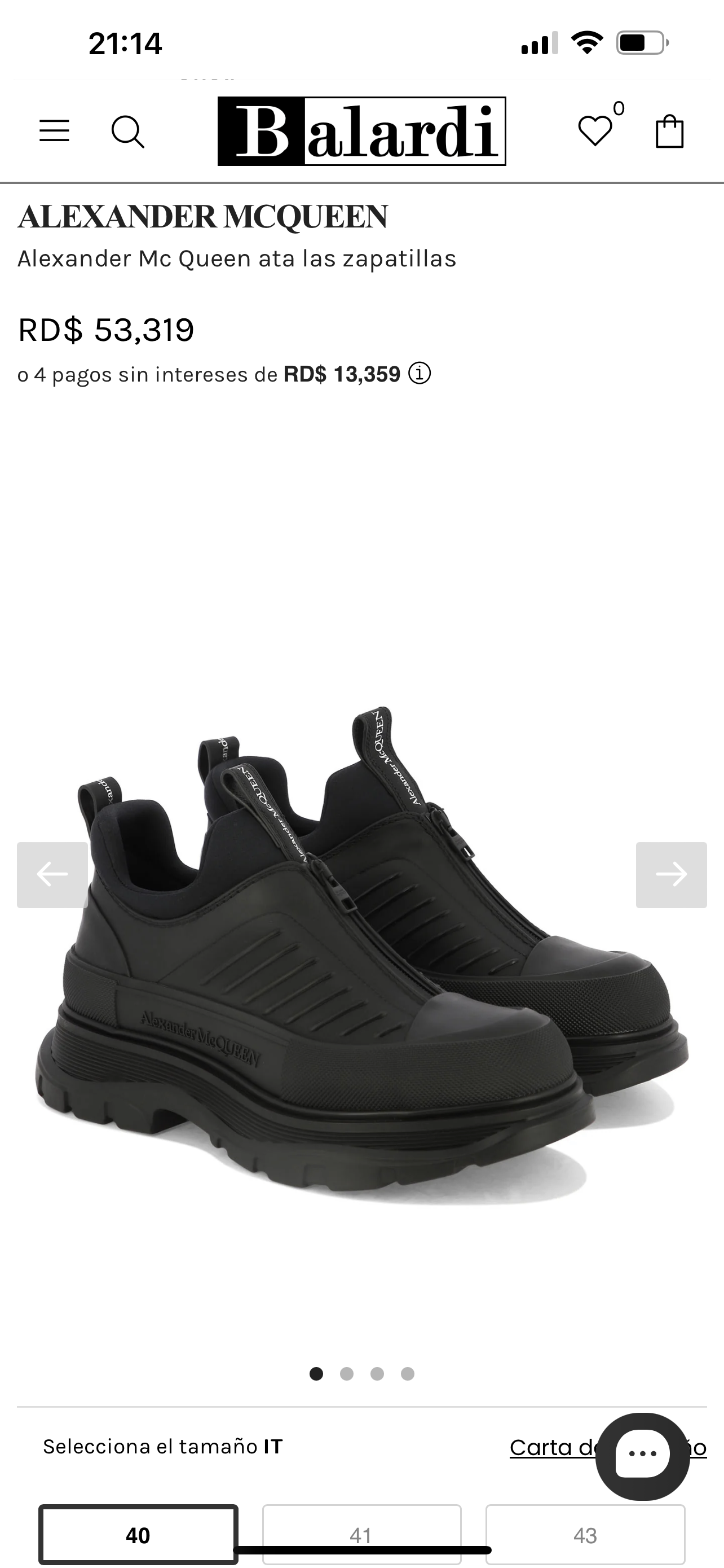 Alexander McQueen Tread Slick