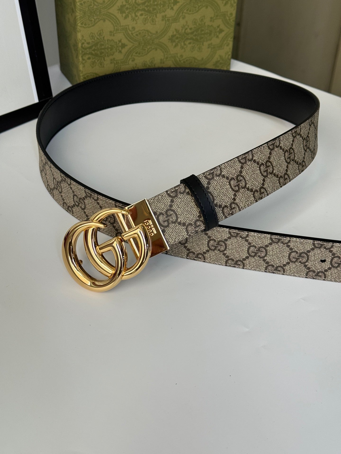 Gucci GG MARMONT REVERSIBLE BELT 3.7cm