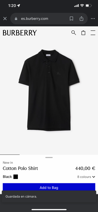 BURBERRY Poloshirt (Varios colores)