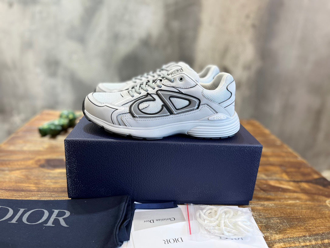 DIOR B30 Sneakers White Mesh and Technical Fabric