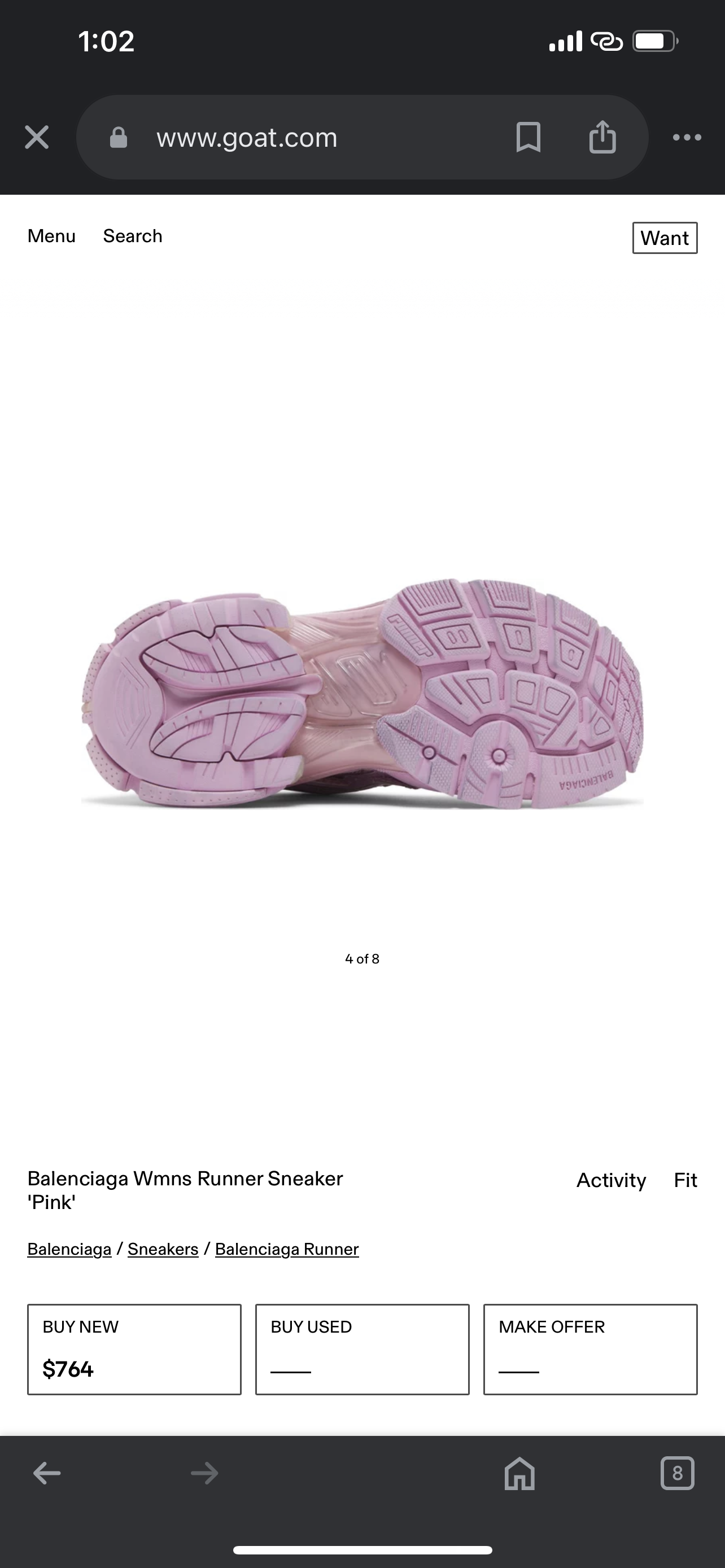 BALENCIAGA RUNNER Pink