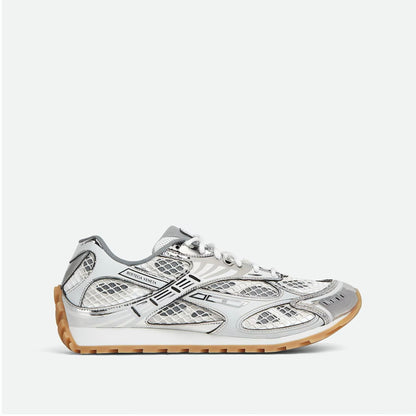 Bottega Veneta Orbit Sneaker / Silver White