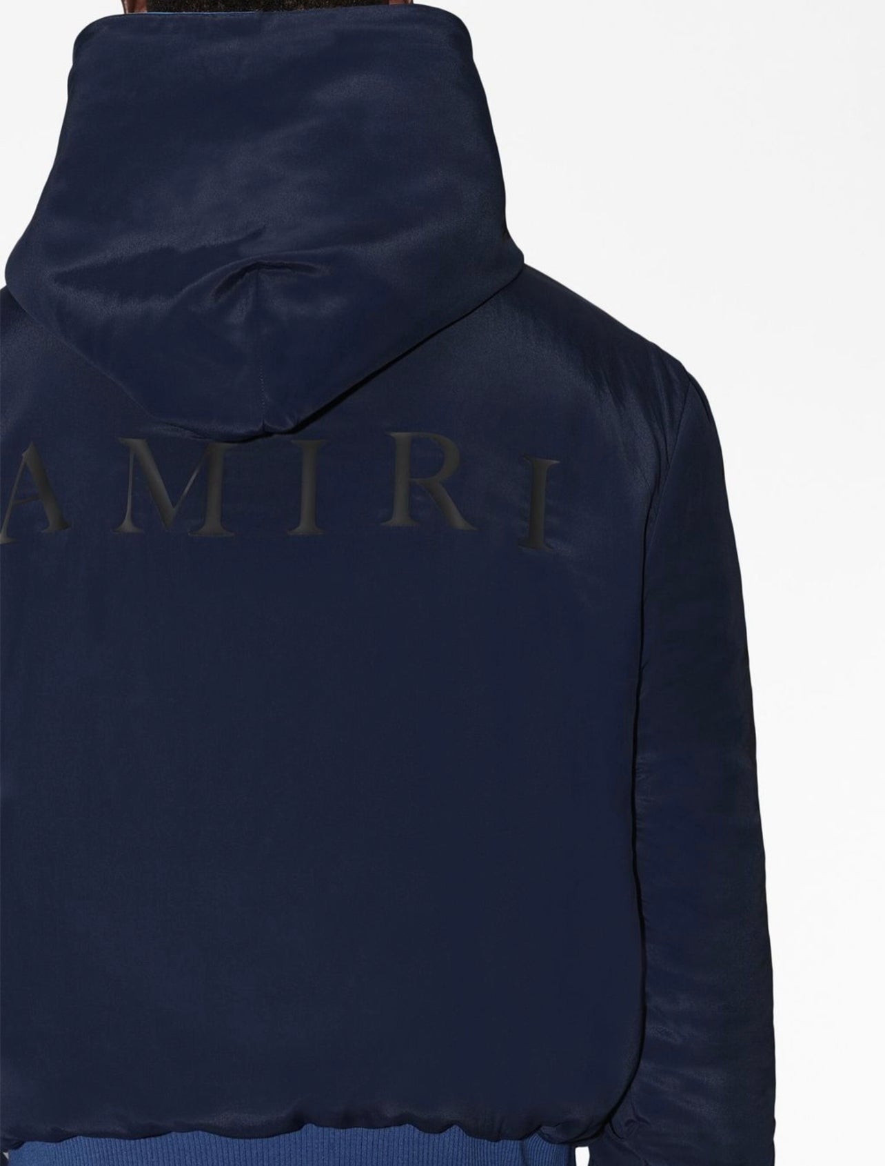 AMIRI VELOUR POUCH-POCKET HOODIE