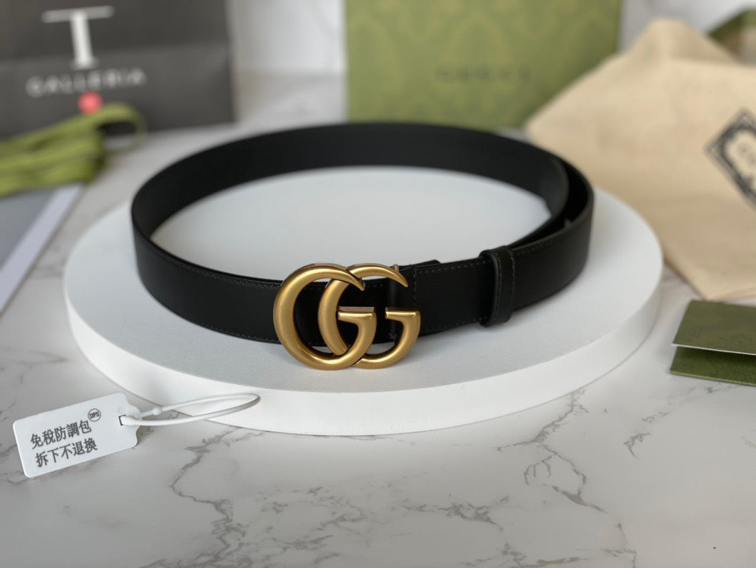 Gucci GG Marmont 2015 Re-Edition wide belt 4cm