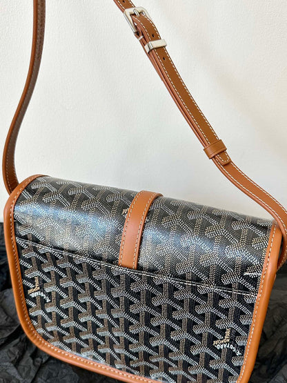 GOYARD Belvedere PM BLACK/NATURAL