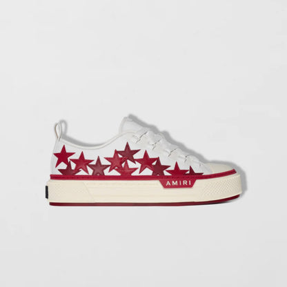 AMIRI - STARS COURT LOW White/Red