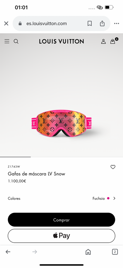 LV SNOW Gafas de mascara