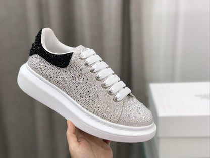 Alexander McQueen Oversized Sneakers Crystal Embellished