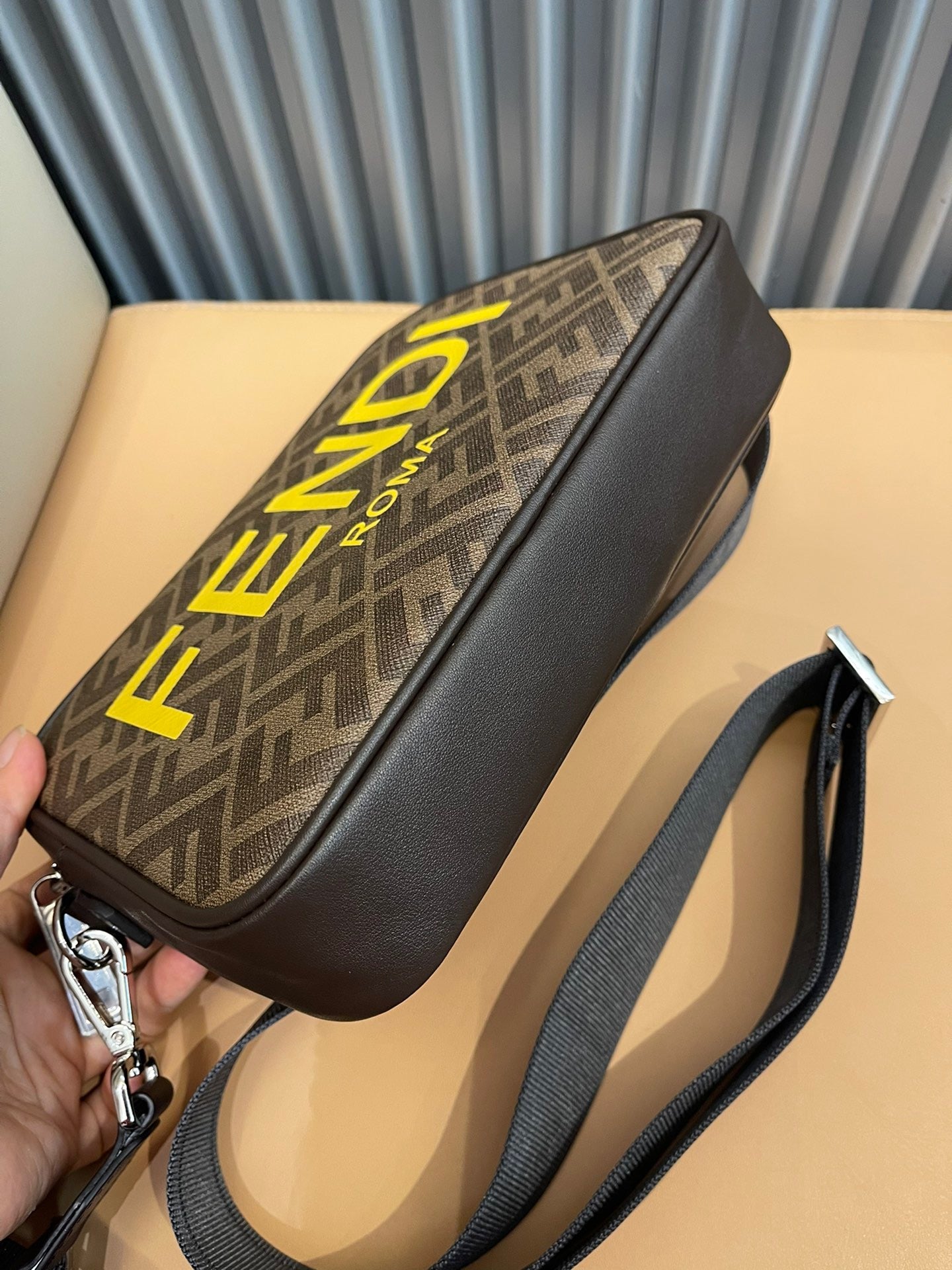 Fendi Diagonal Camera Case Fendi Logo