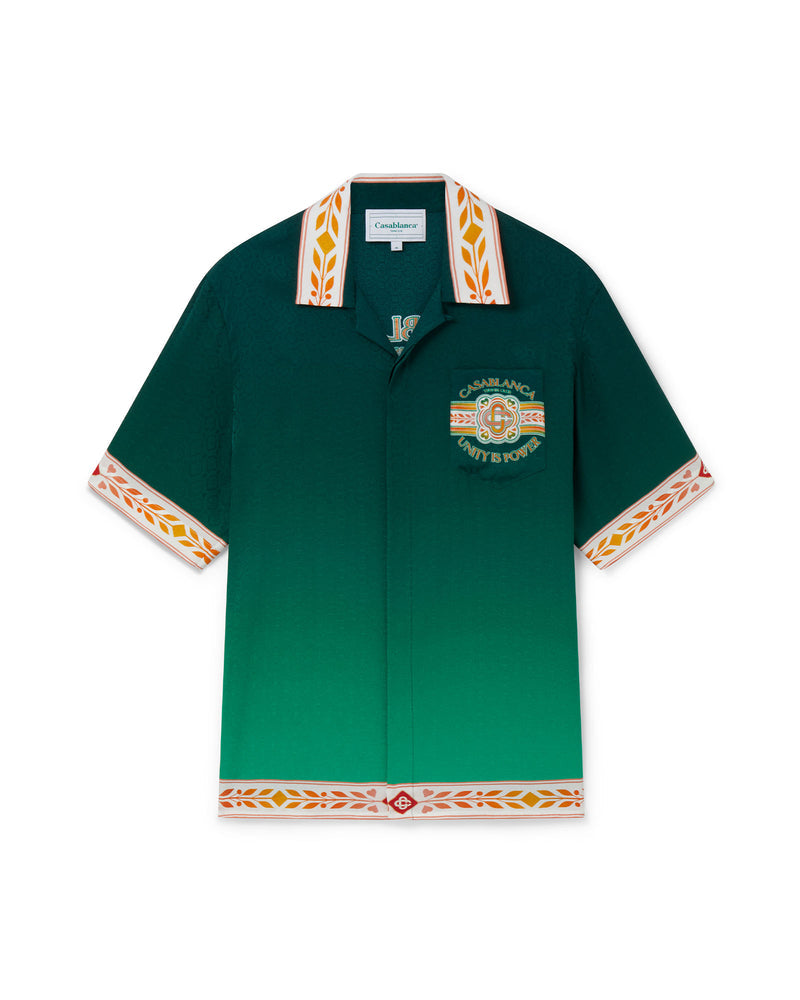 CASABLANCA UNITY IS POWER SILK SHIRT