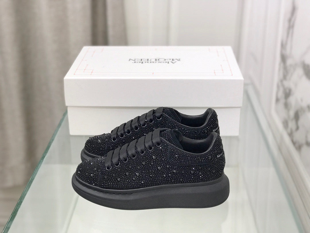 Alexander McQueen Oversized Sneakers Crystal Embellished