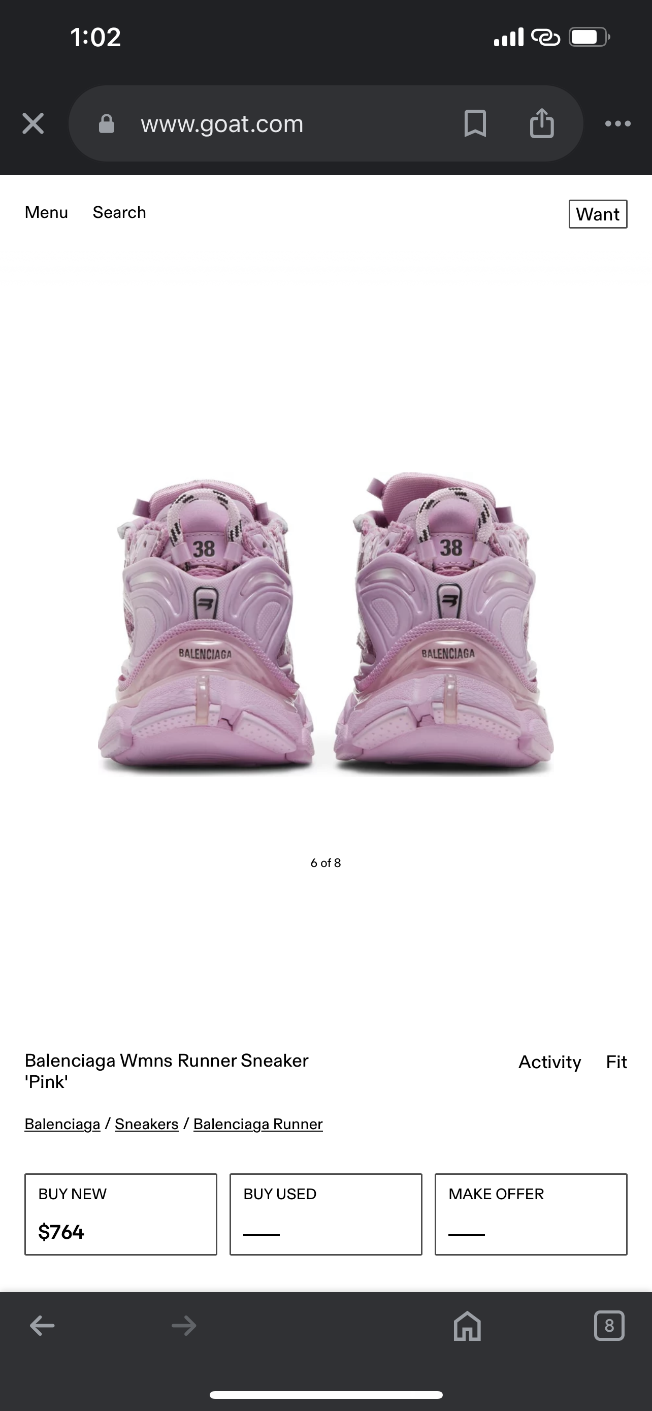 BALENCIAGA RUNNER Pink