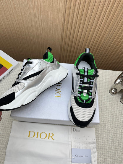 Dior B22 Verde Negro Blanco Plateado