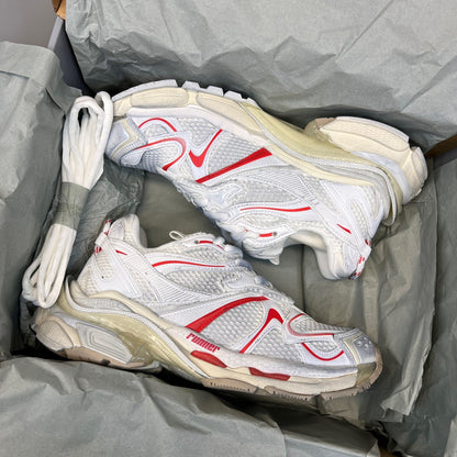 BALENCIAGA RUNNER White Beige Red