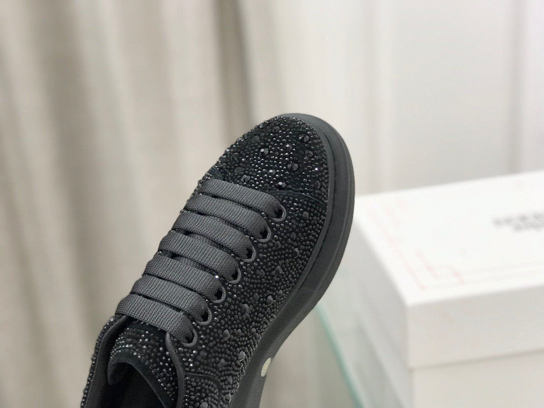 Alexander McQueen Oversized Sneakers Crystal Embellished