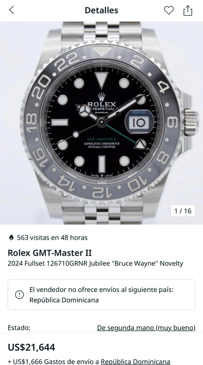 Rolex GMT-Master II