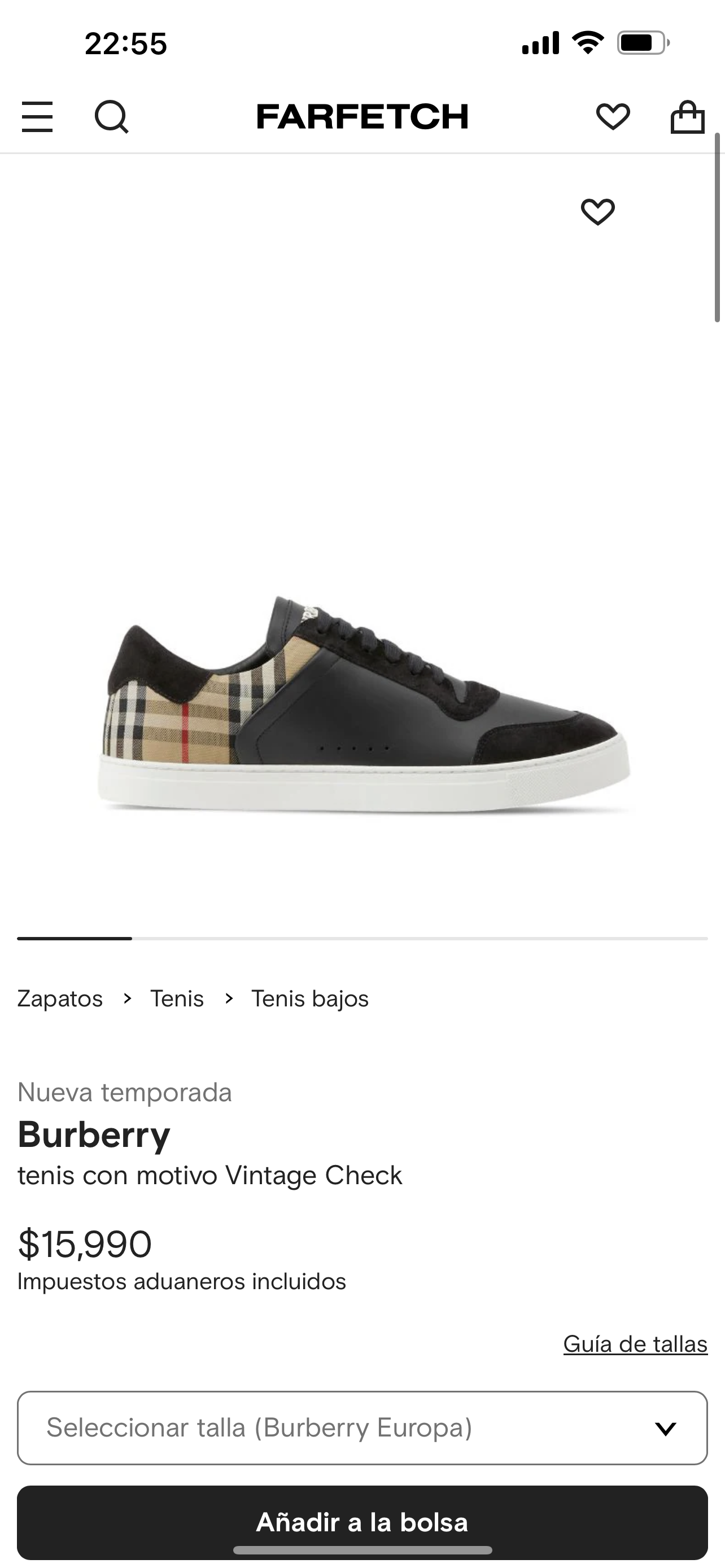 Burberry Sneaker Check