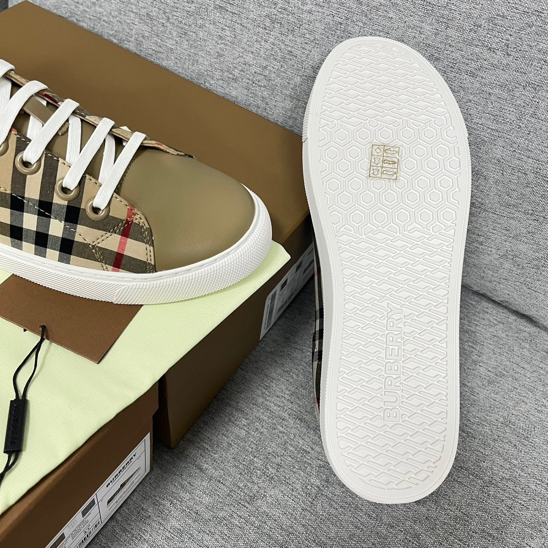 Burberry Check Low Top Sneaker