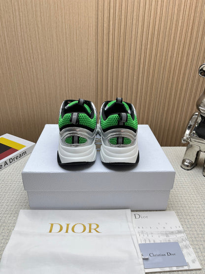 Dior B22 Verde Negro Blanco Plateado