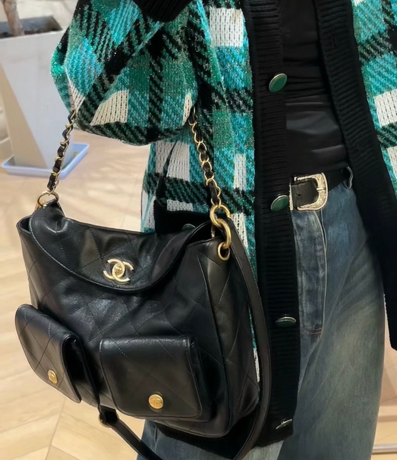 CHANEL Large Hobo Bag