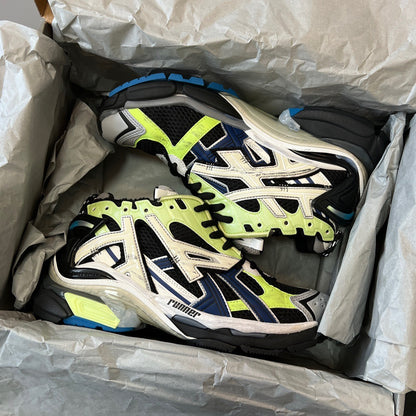 BALENCIAGA RUNNER Black Green Blue Navy