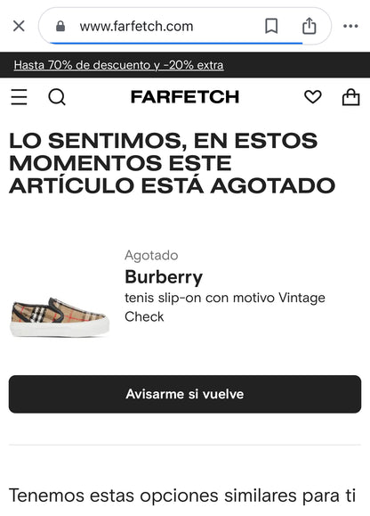 BURBERRY Vintage Check Cotton Wool Blend Sneakers