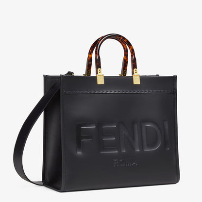 FENDI Sunshine midium tote bag black