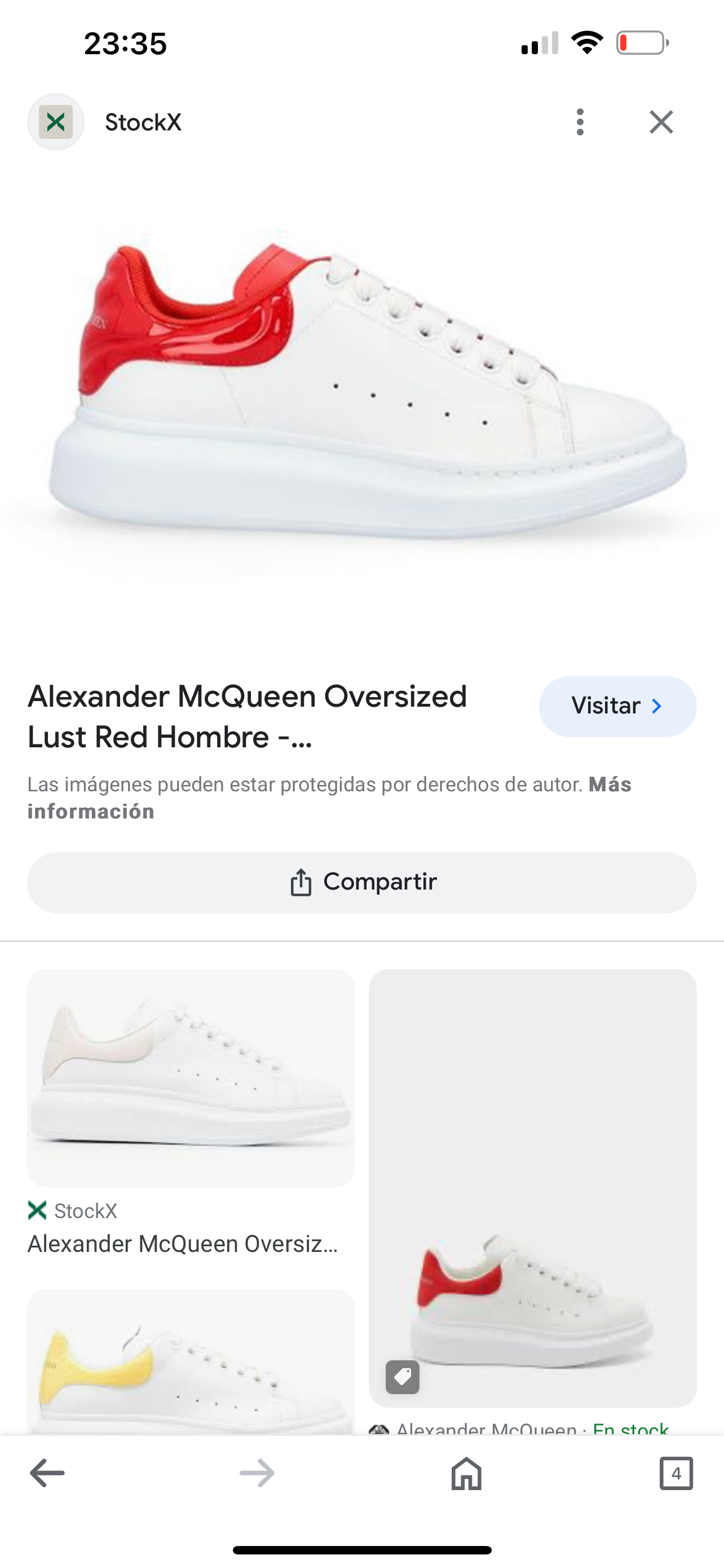 Alexander McQueen Oversized Sneakers Larry