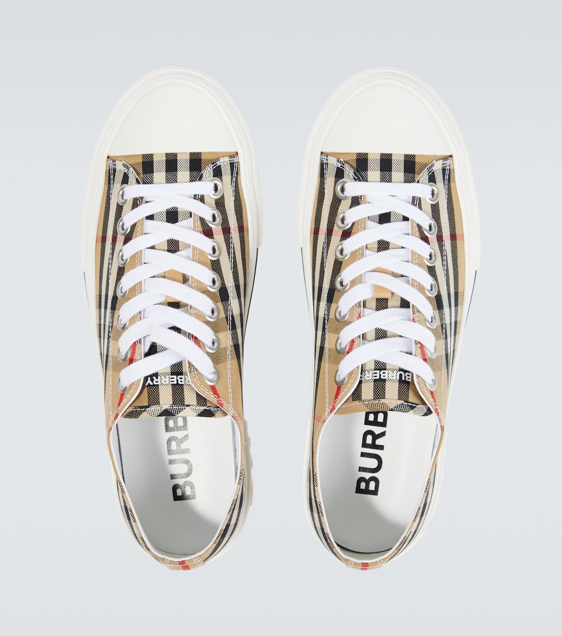 Burberry check sneakers