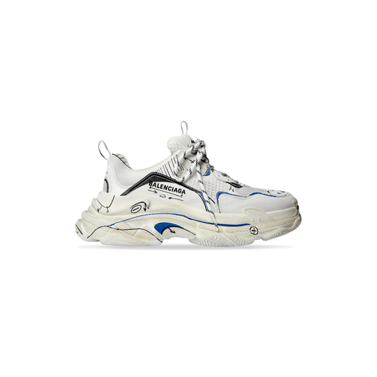 Balenciaga TRIPLE S SKETCH SNEAKER IN WHITE