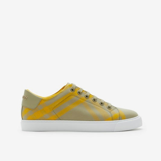 Burberry Check cotton sneakers - Color Hunter