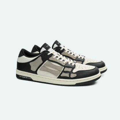 AMIRI - SKEL LOW TOP BLACK/ALABASTER