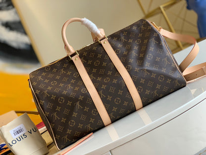 LV Keepall con bandolera monogram