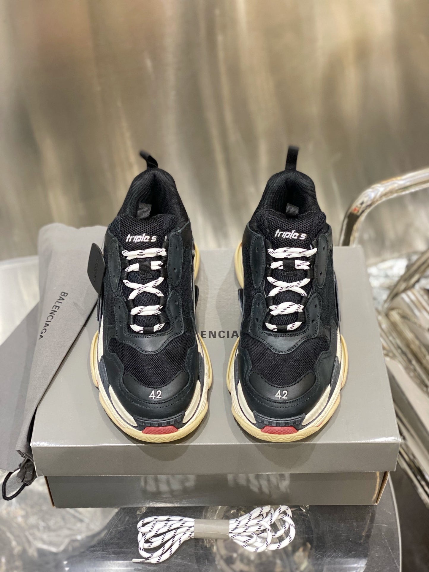 Balenciaga Triple S In Black