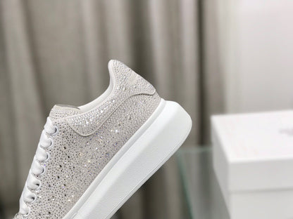 Alexander McQueen Oversized Sneakers Crystal Embellished