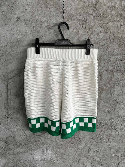 CASABLANCA KNITTED CROCHET SHORTS