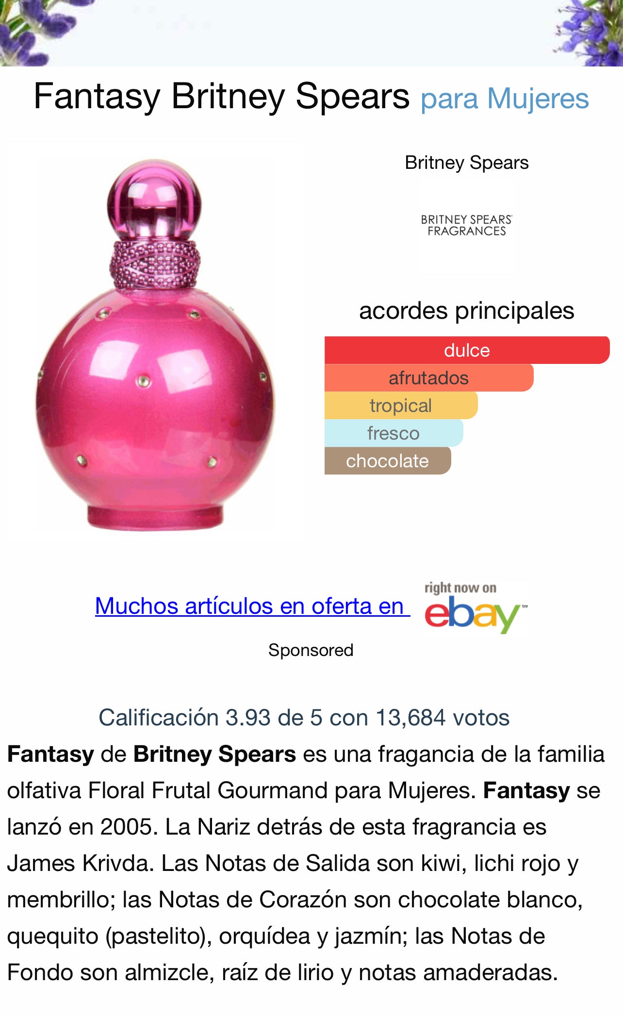 Britney Spears FANTASY 50ml - M