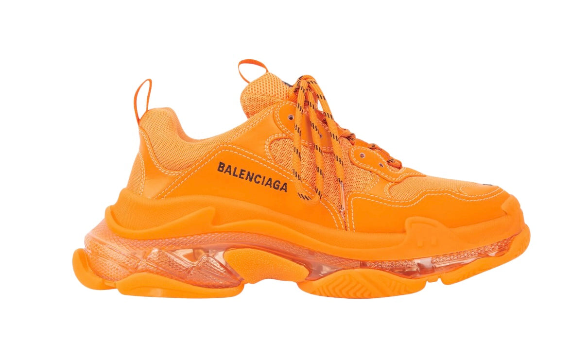 Balenciaga Triple S Clear Sole Orange